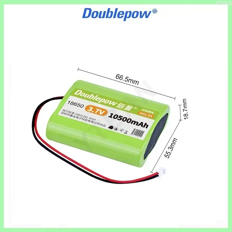 18650 3.7 فولت 4400/6000/10500 مللي أمبير بطارية قابلة للشحن حزمة معدات المراقبة سمّاعات بلوتوث مصباح ليد مع لوح حماية #4