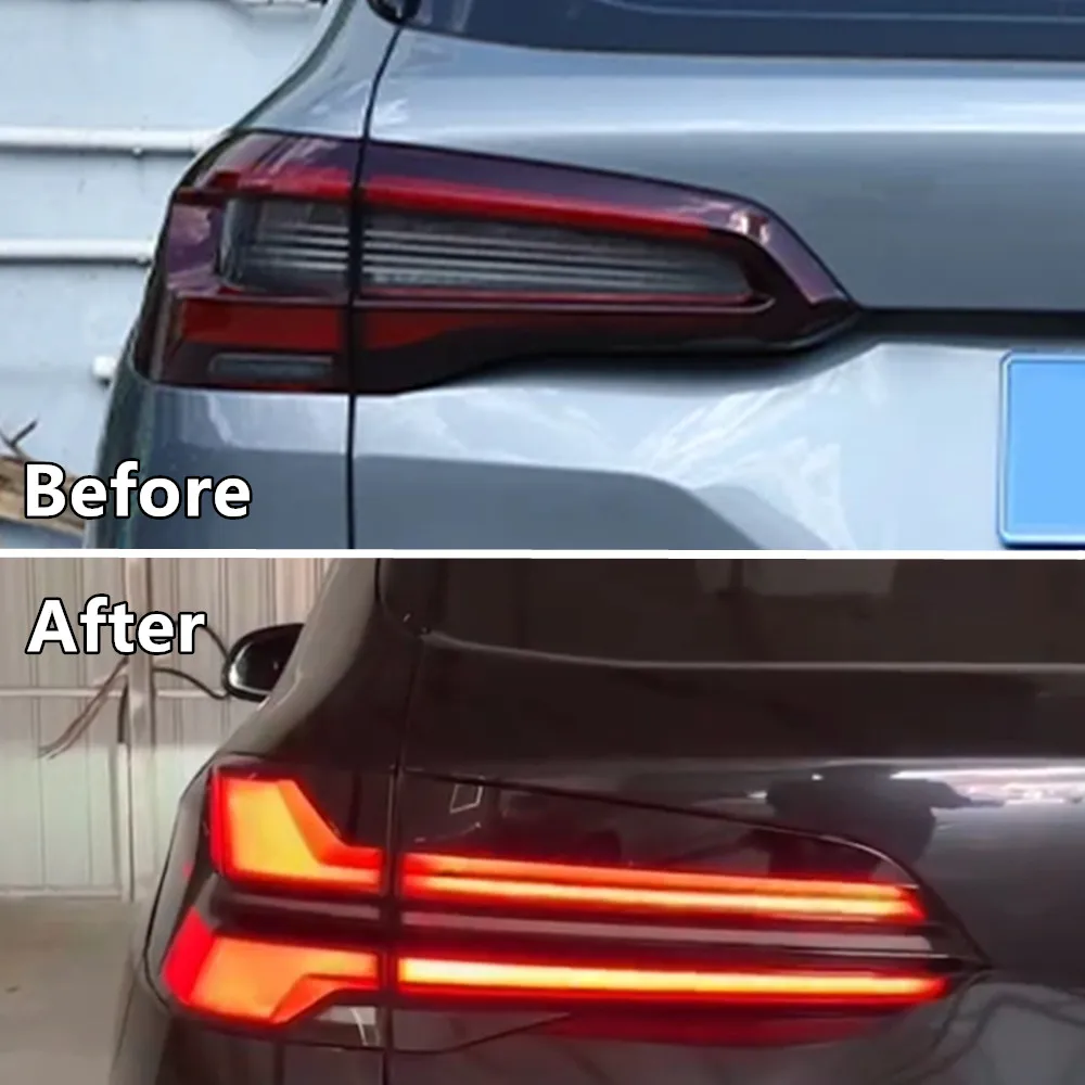 أضواء السيارة Led الضوء الخلفي لسيارات BMW X5 G05 Led الذيل ضوء 2018-2022 G05 لمبة خلفية DRL بدوره إشارة عكس اكسسوارات السيارات #4