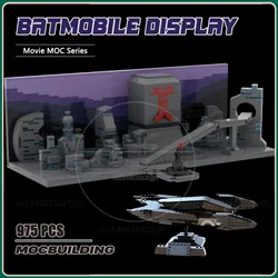 MOC Building Blocks Batcave Model Creative Display Bat-mobile Technology Bricks Collection Toys Display Xmas Gifts