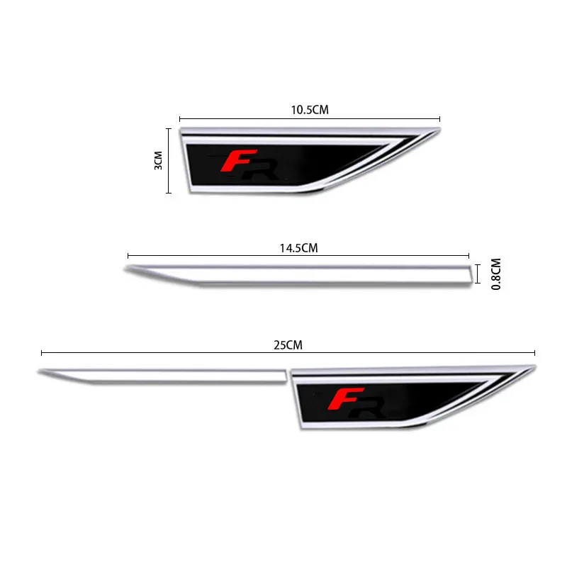Car Body Protective Sticker Car Fender Side Blade Badge For Seat Cupra FR Leon Ibiza Mk3 Ateca Exeo Altea Arona Car Accessories