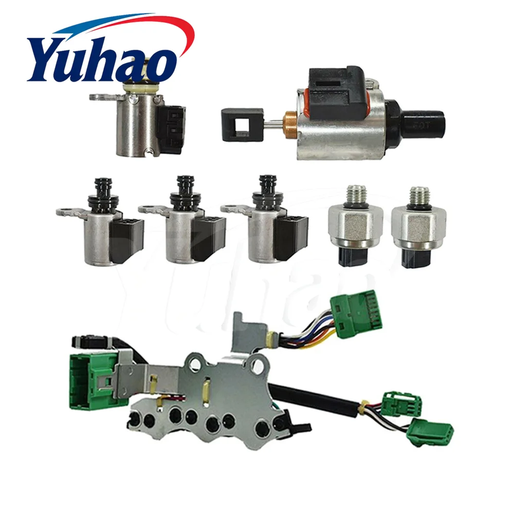 JF011E RE0F10A F1CJA CVT Transmission Solenoid Kit With Harness Pressure Sensor Stepper Motor For Nissan Altima Sentra