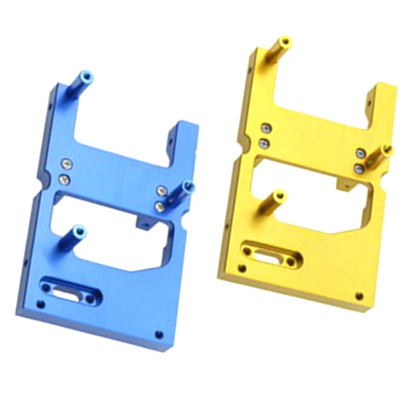 Soporte de montaje fijo para almacén de Servo de dirección de Metal de coche Rc para Wpl B14 B24 C14 C24 Q65 Mn D90 D99S Mn45, accesorios azules