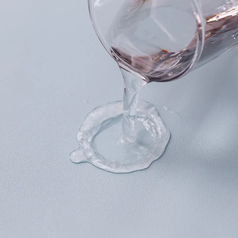 Leather Mouse Pad Solid Colors Simple Double Sided Small Mouse Pad Flat Table Mat Waterproof Antifouling Dustproof Scald Proof