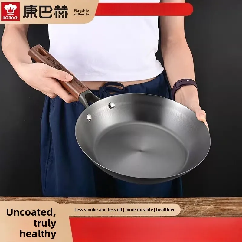 

Сковорода Kangbakh из чугуна с антипригарным покрытием — идеально подходит для блинов, яиц, стейков и многого другого — совместима с индукционными плитами.