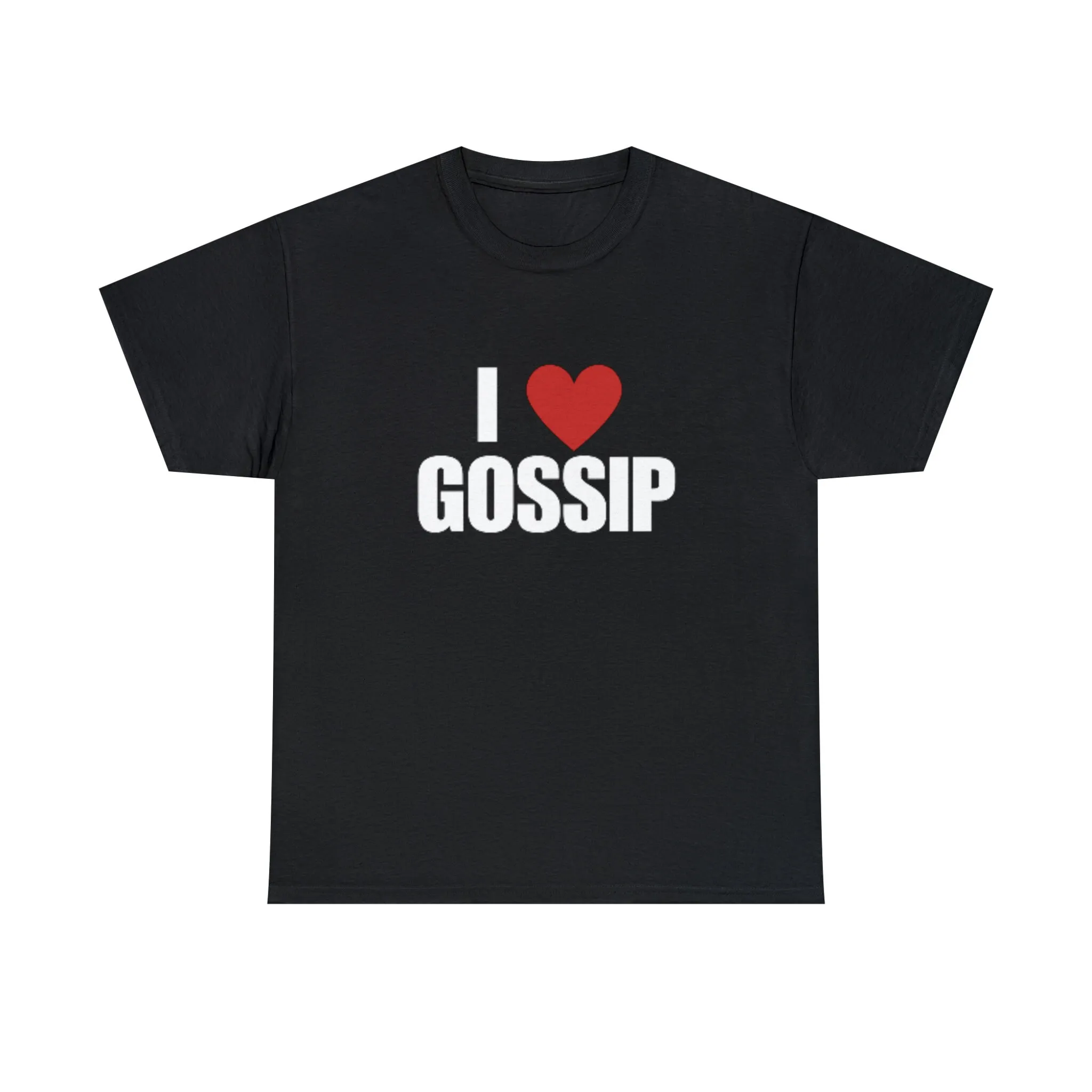 I Love Gossip T Shirt Heart