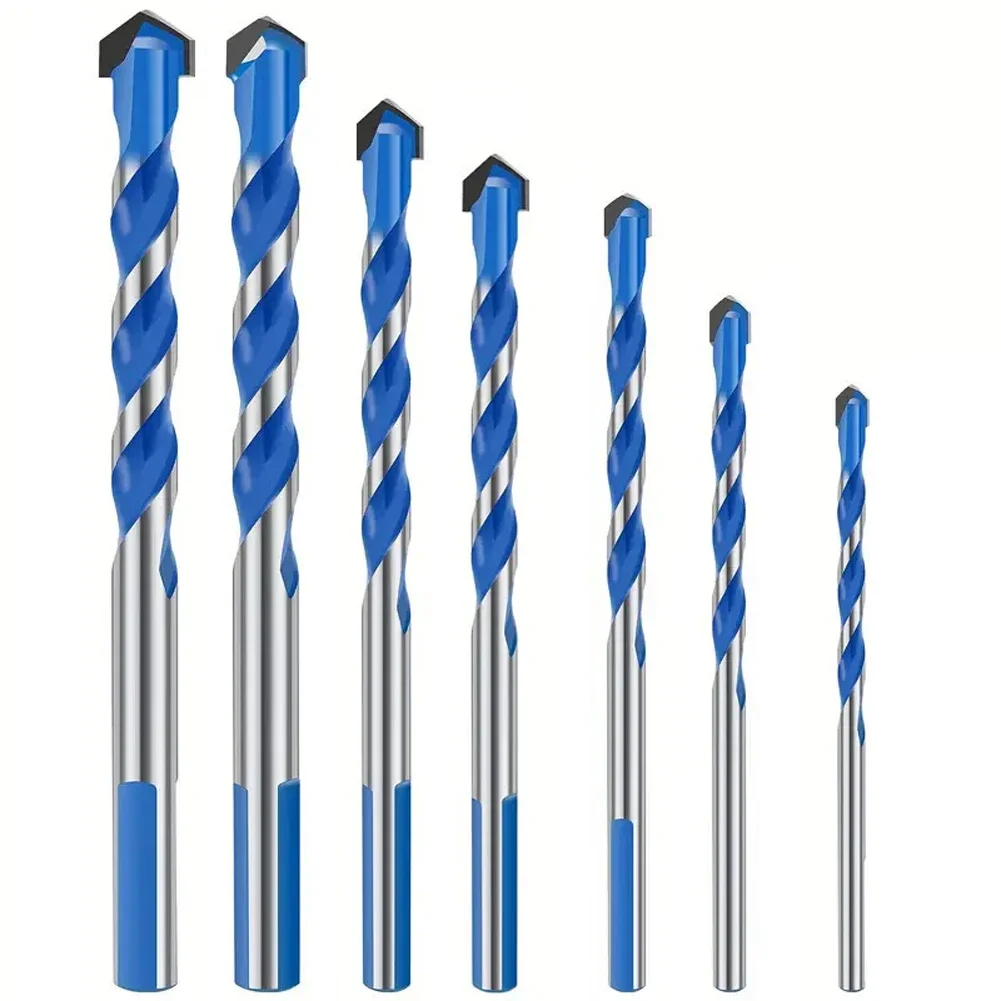 3/4/7 PCS Carbide Tile Drill Bit Set For Concrete Glass Plastic Multi Drill Bit For Metal Drilling Cutter Drill Bit