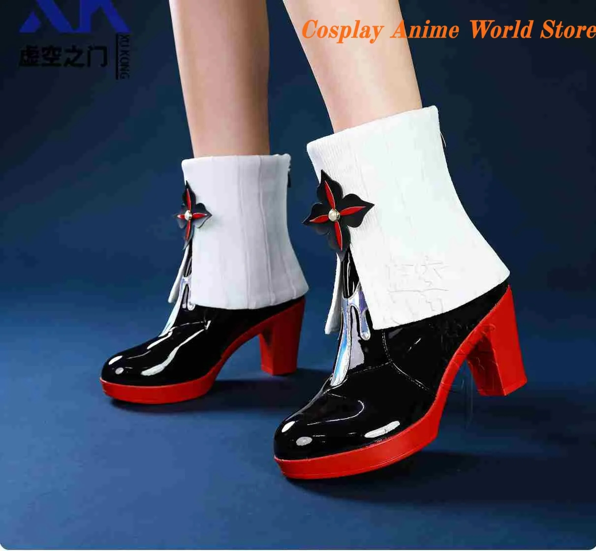 

In stock Honkai Star Rail Evernight Cosplay Shoes Prop shoes Halloween Women Role Play Shoes March 7th mIHOYO Game