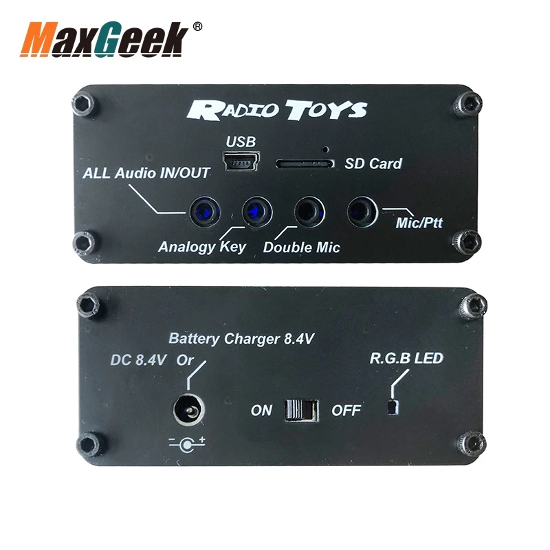 Maxgeek CW RTTY PSK DMR CW Trainer Morse Code Trainer CWKEYER Radio Toys With Decoding Function