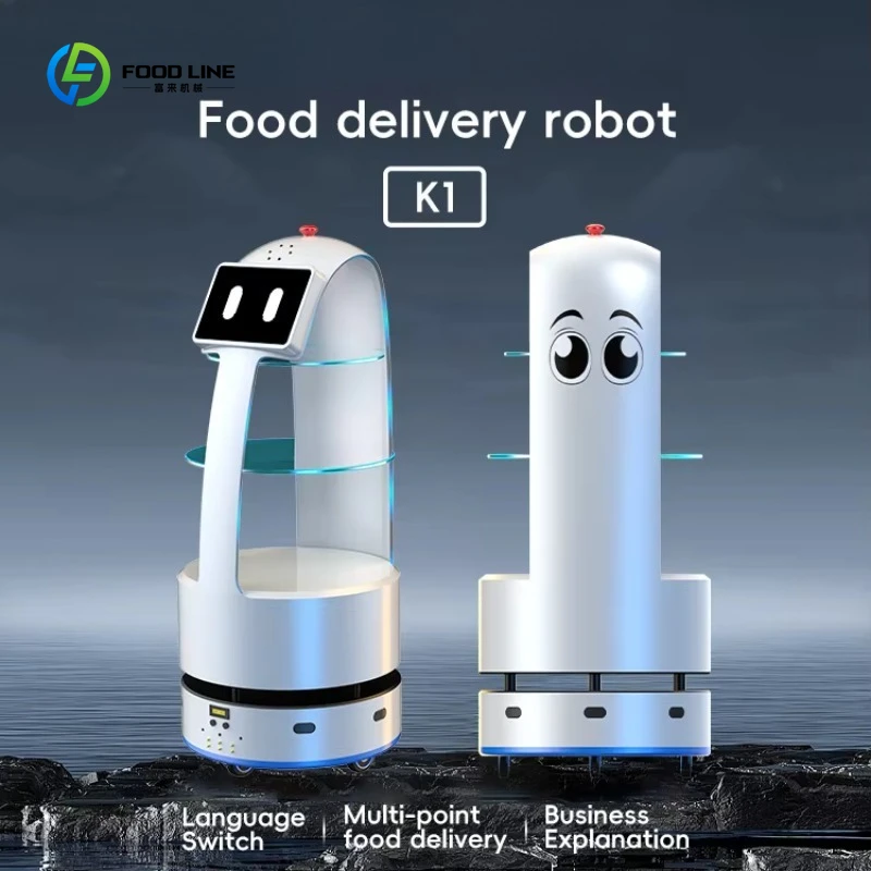 بيع المصنع المباشر روبوت التسليم التجاري الذكي الذكي للفنادق والمطاعم والممرضات الذين يخدمون نادلًا #2