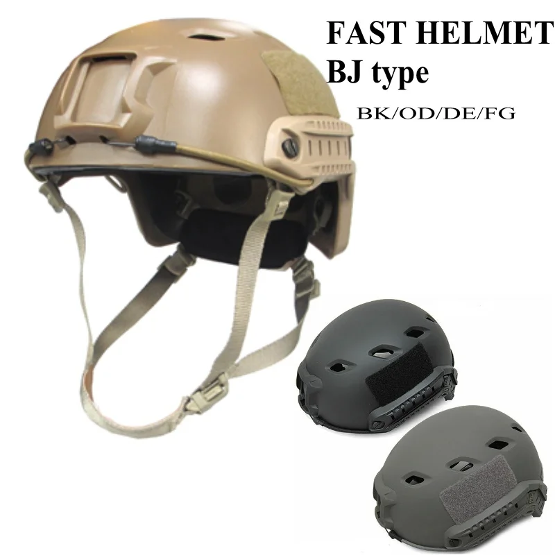 

Airsoft Outdoor Tactical Fast BJ Helmet CS Wargame Hunting Paintball Accessories Protective Head Gear Base Jump Helemts