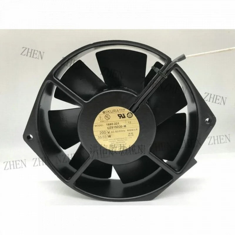 

Y FOR IKURA 1660-221 UZS15D20-M 200V 35/33W 172*150*38mm high temperature resistant fa