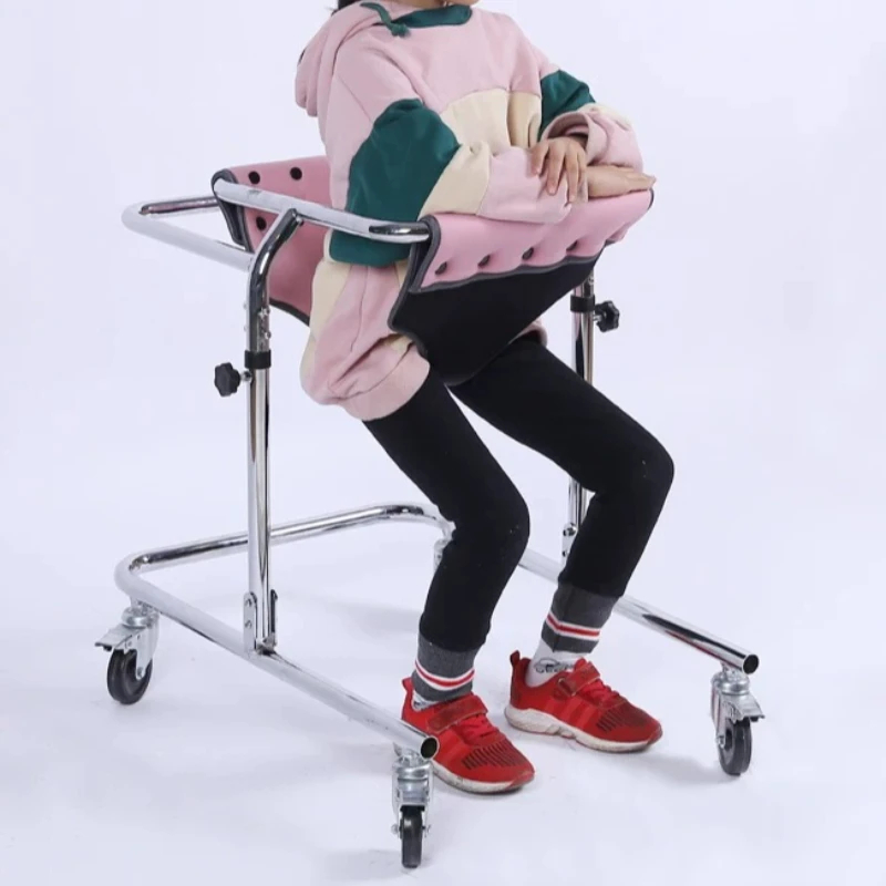 

Rehabilitation Children's Walker for Physiotherapy, Suitable for Cerebral Palsy Child Equipment Mobility Aid Walkers with Seat