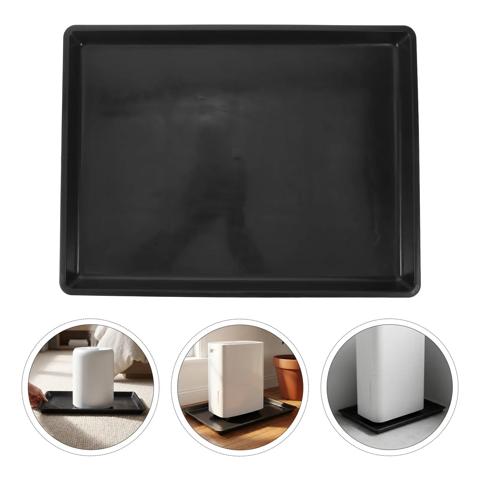 Dehumidifier Drip Tray Appliance Drip Pan Carpet Protector Mat Air Conditioning Dehumidifier With Raised Edge Water Catch Pan