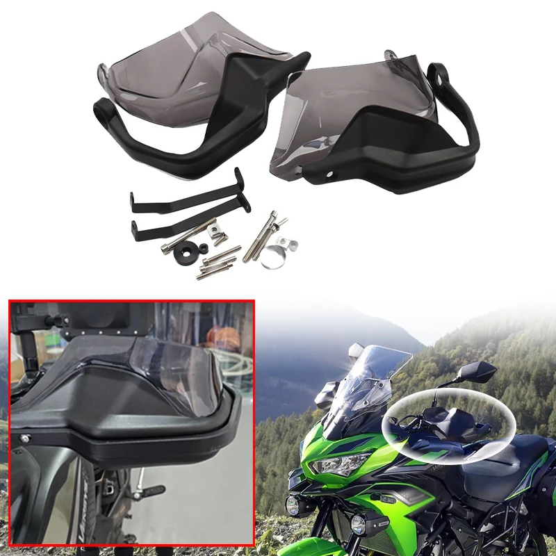 

Fit For Kawasaki Versys 650 Versys650 2022-2025 2024 Motorcycle Handguards Hand Shield Protector Accessories Guard Protective