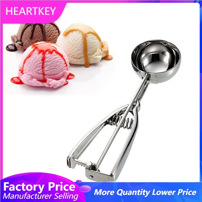 

Ice Cream Spoon 4/5/6cm Ice Cream Tools Fruit Watermelon Ball Scoop Kitchen Accessories Ice Cream Scoop