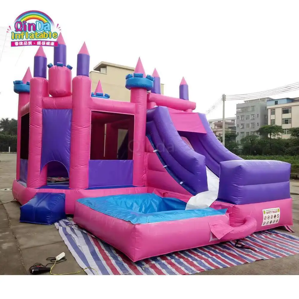 High Quality Kids Combo Inflatable Bouncer, Inflatable Water Slide For Sale
