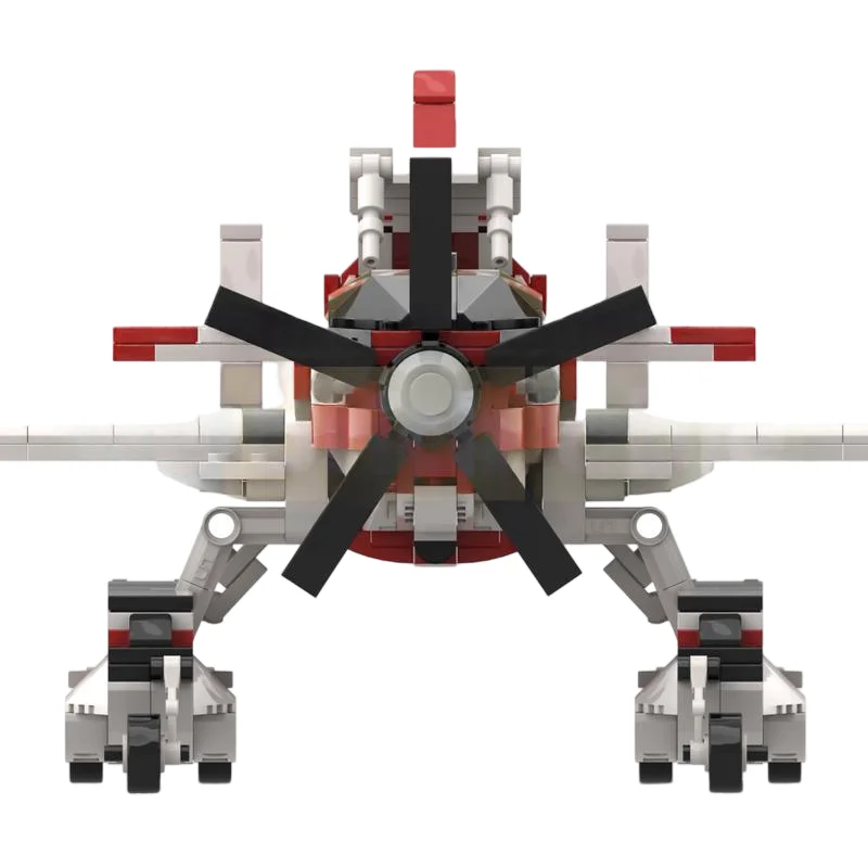 Aerial Firefighting Aircraft MOC Building Blocks Forest Fire Fighting Display DIY Brick Building Set Desktop Display Model