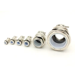 Waterproof Electircal Metal Doube Locked Seal Connector Gland Joint Insert M20 Size Wire Range