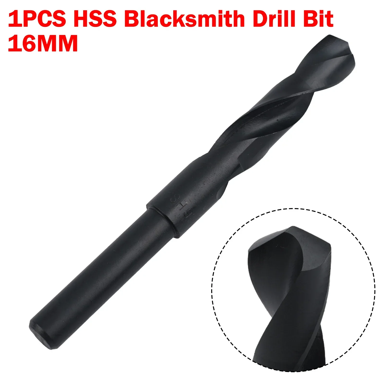 12.7mm Round Shank Reduced 1/2\'\' Twists Drill Bits Cobalt HSS Drills For Wood Iron Stainless Steel Aluminum 13.5/14/15/16mm