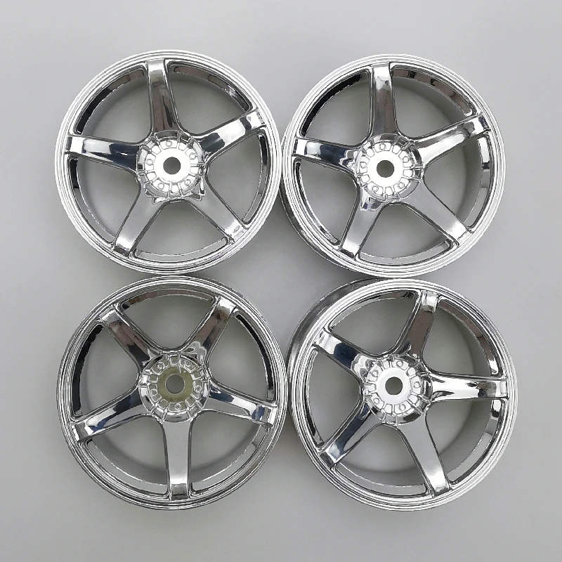 4pcs 3/6/9mm Offset RC Car 1/10 Scale Plastic Wheels Rims Drift On road Touring Model Hobby