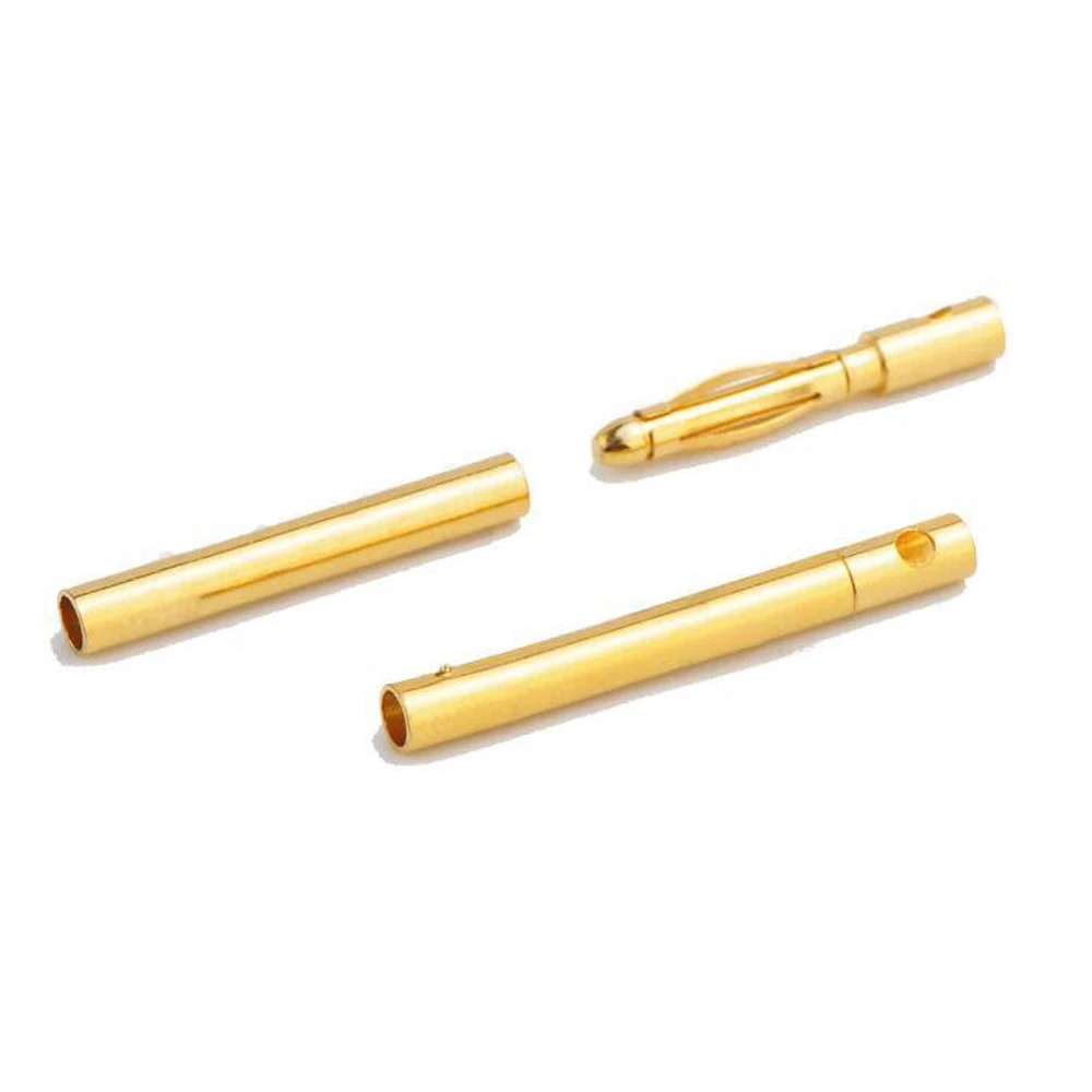 1-10Pair 2mm 3mm - 8mm Bullet Banana Plug Gold-Plated Banana Male Female Connector Battery Plugs Kits for RC Battery Parts DIY