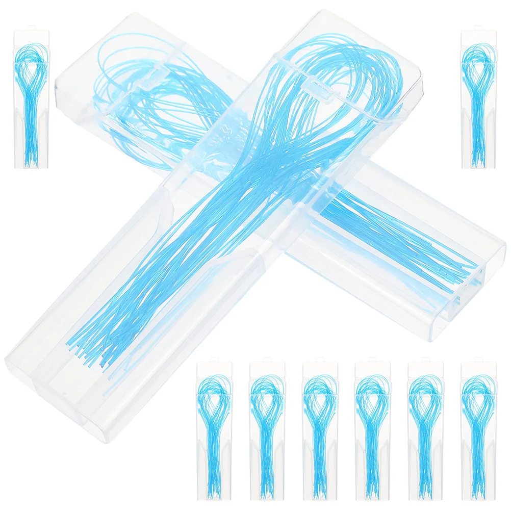 

10 Boxes Teeth Threaders Toy Bridge Floss Toys Aid Dental for Flossing Braces Flossers