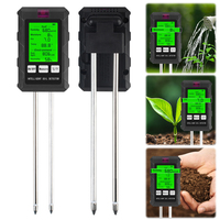 Gardening Tool 6 in 1 Humidity Sunlight Air Moisture Nutrient Fertility Meter Multifunctional Soil Tester pH Temperature