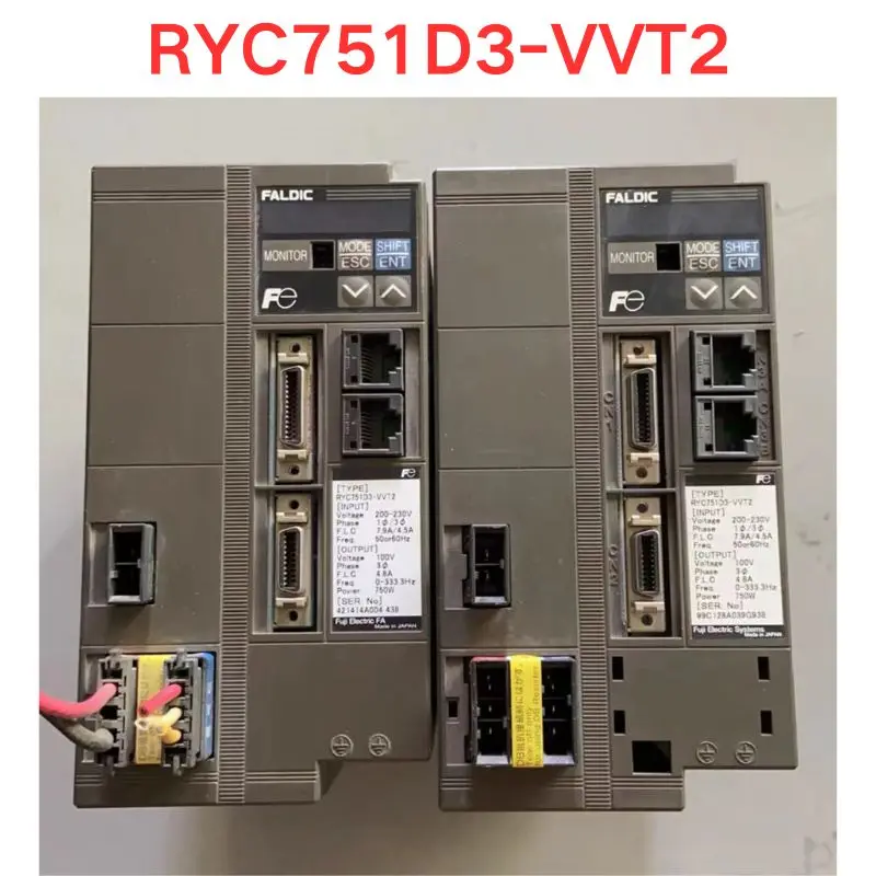 

Used RYC751D3-VVT2 Servo driver Function check OK