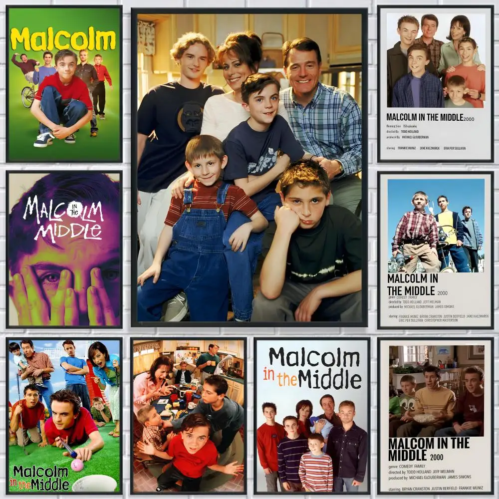 

M-Malcolm In The Middle Poster HD Print Personalized Canvas Wall Mural Art Photos for Living Room Home Decor Durable