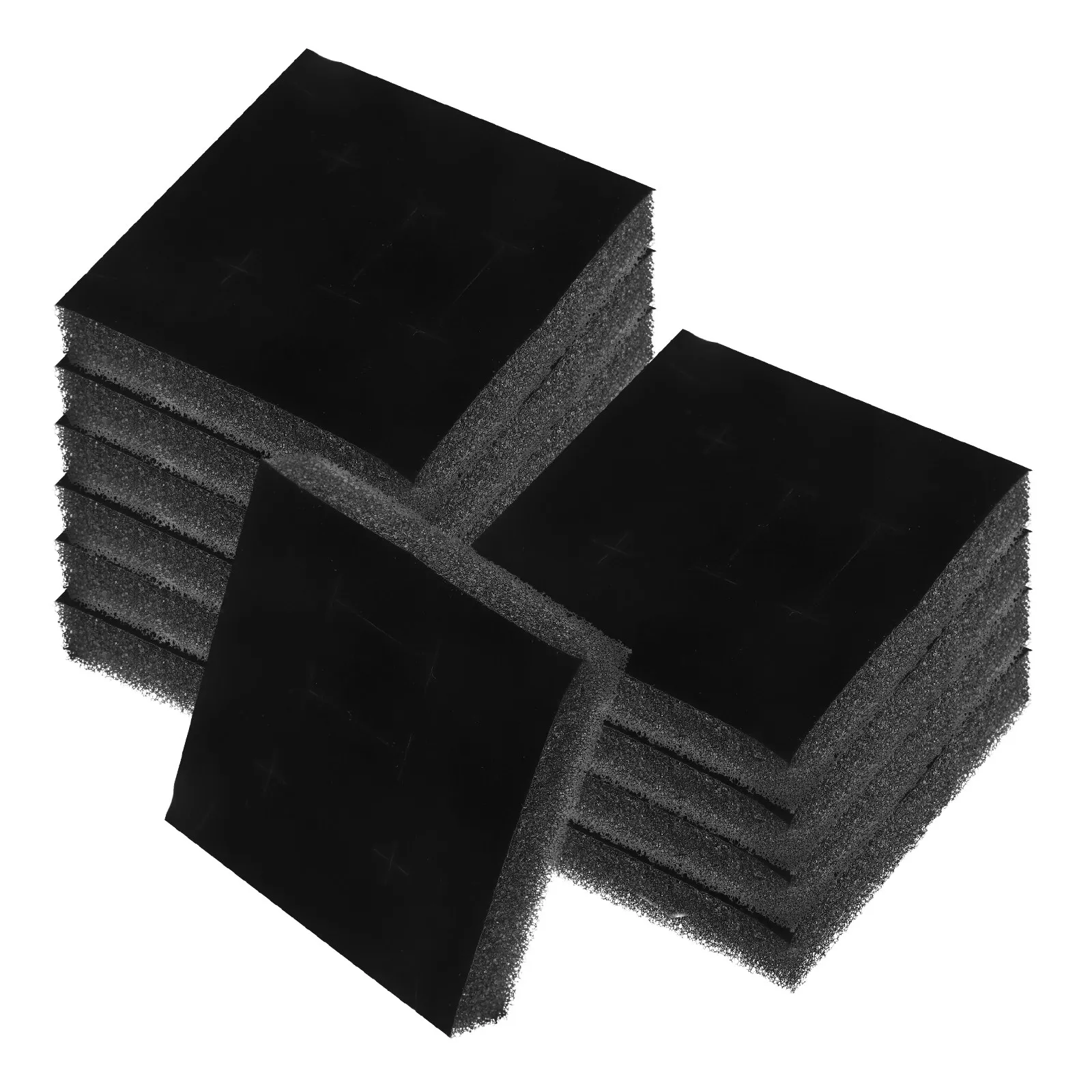 

24Pcs Jewelry Box Inserts Foam Ring Organizer Cushion for 5x5cm Boxes Ring Earring Display Storage Presentation Gift Packaging