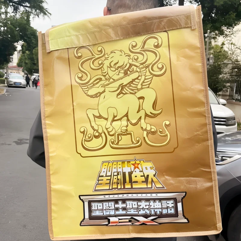 Bandai Tnt Tamashii Shop Saint Seiya Myth Ex Gold Saints Estuche de tela Mochila conmemorativa Regalo de imitación coleccionable en stock