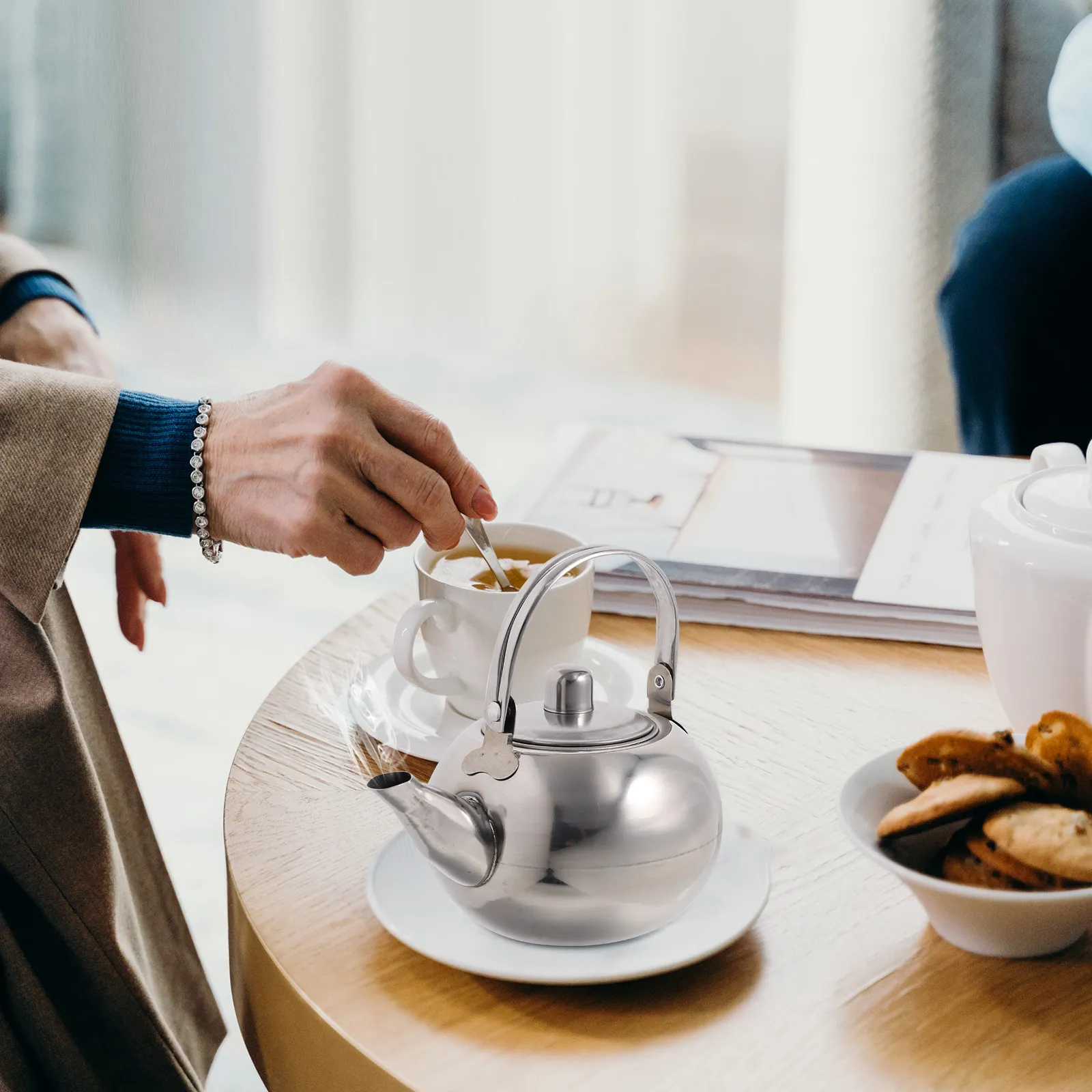 Stainless Steel Tea Kettle Universal Water Boiling Kettle Household Teakettle High Efficiency Heat Conduction Short Boil Time