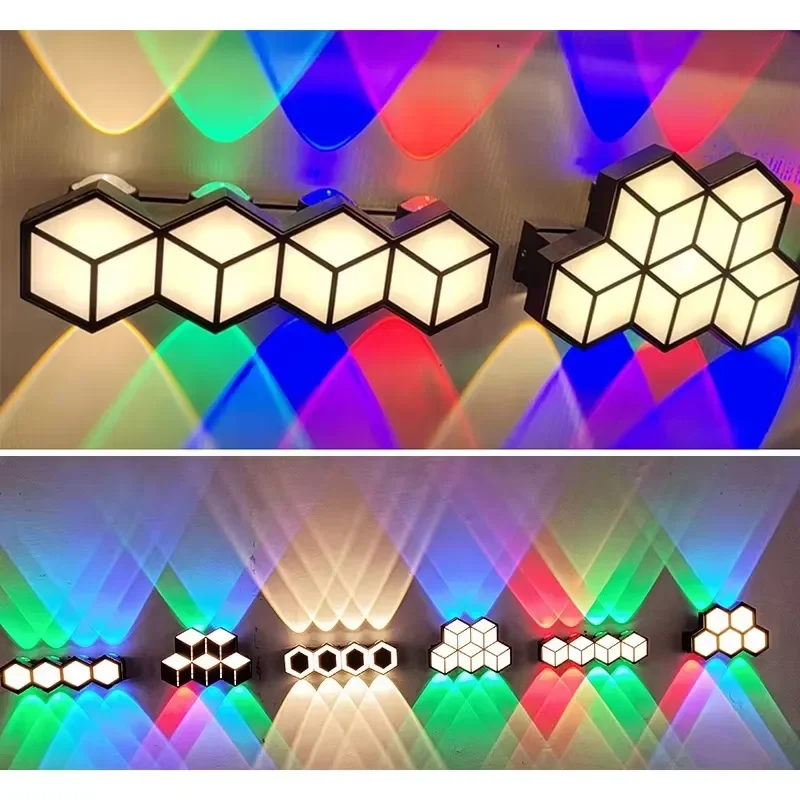 Solar die-casting aluminum LED square cylindrical outdoor garden wall light super bright adjustable upper and lower angle