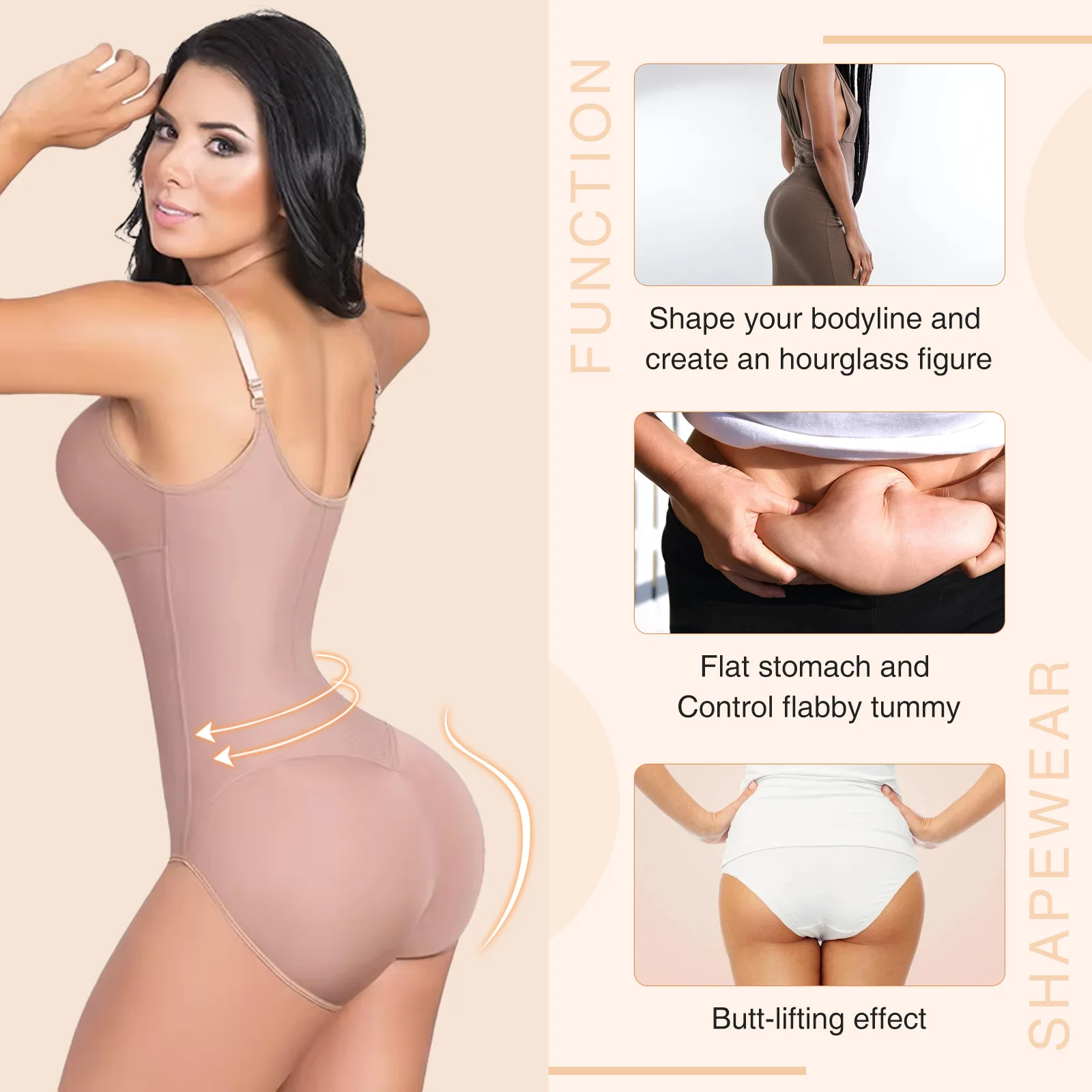 Fajas Colombian Abdomen Reducing and Shaping Girdles Body Shaper Waist Trainer Shapewear BBl Post Op Surgery Slimming Underwear