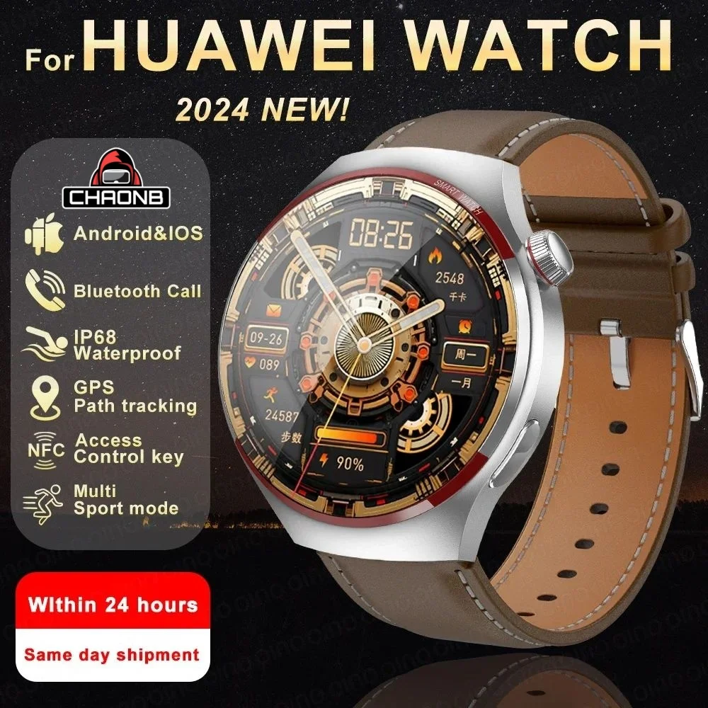 Nuevo reloj inteligente para deportes al aire libre para hombres NFC GPS brújula ritmo cardíaco Bluetooth llamada impermeable SmartWatch SMS recordatorio música nteractiva