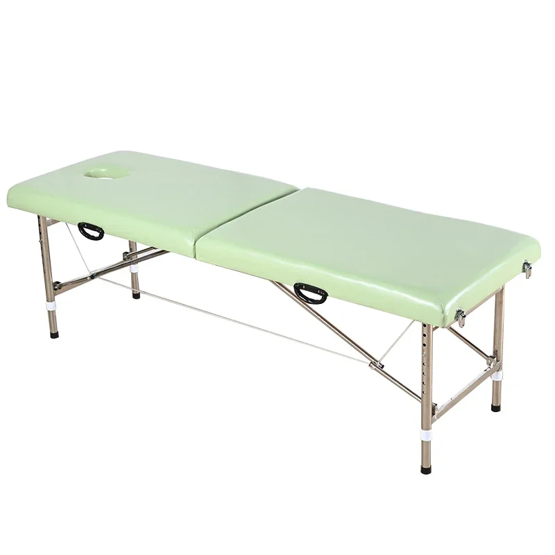 Mejor cama de masaje portátil duradera SPA mesa de cama de masaje de tatuaje plegable