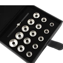 15pcs  Stainless Steel Watch  Case Opening Dies for Breitling  Caseback Removal