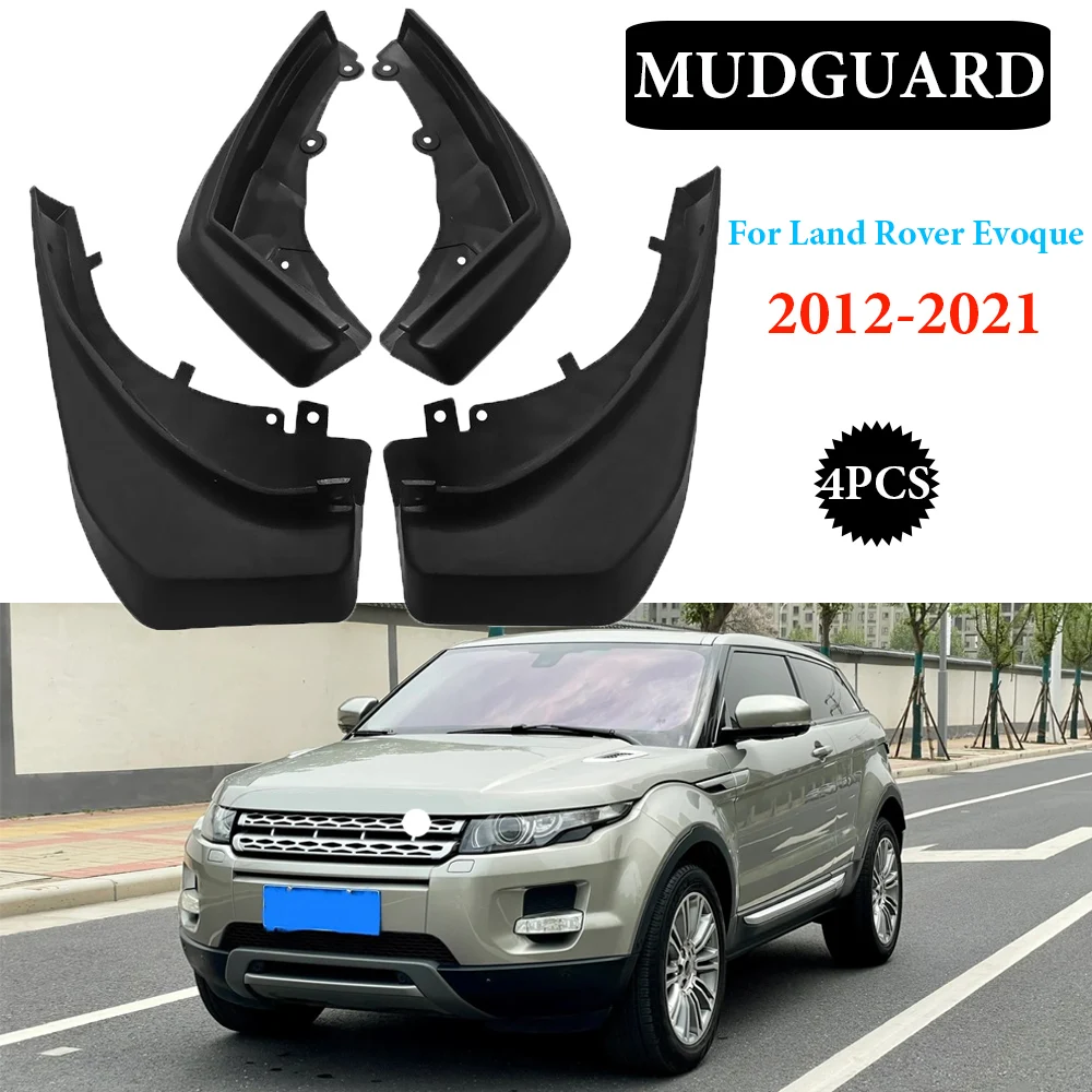 

Car accessories Mud Flaps splash guards For Evoque mudflaps For Land Rover Evoque car Fender in 2012-2021 Car-styling 4PCS