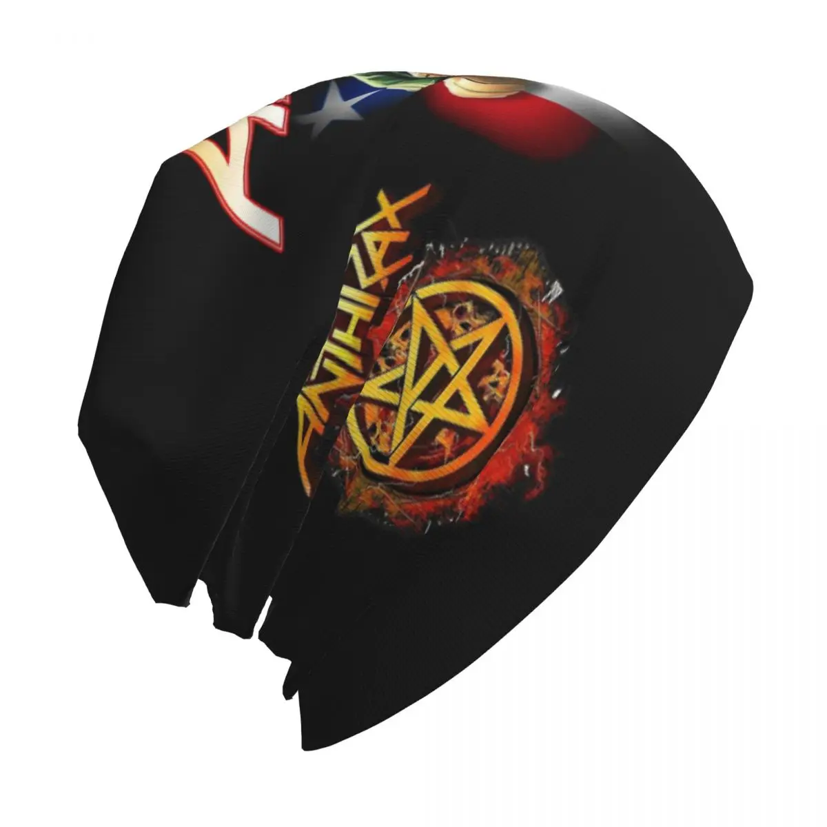 Imagine Cute ANTHRAX BAND Knitted Hat For Men And Women Gift Unisex winter Warm Brimless Urinal Hat