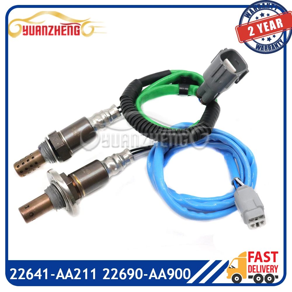 

Upstream&Downstream 2PCS Air Fuel Ratio Lambda O2 Oxygen Sensor 22641-AA211 22690-AA900 For Subaru Impreza Legacy Outback 2.5L