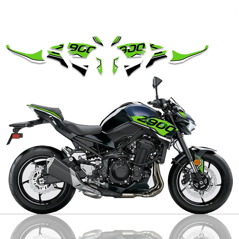 Motorcycle body fairing sticker logo decals Protector Decal For KAWASAKI Z900 M Size