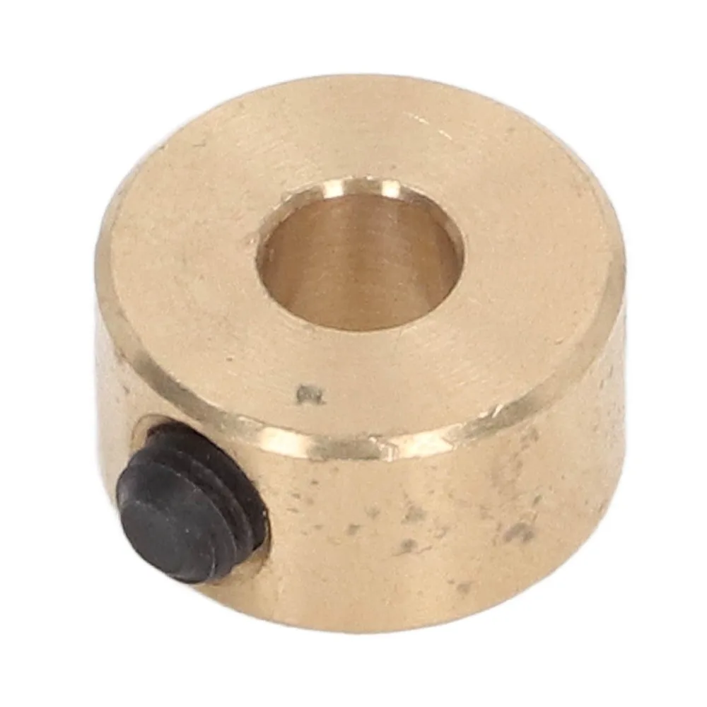 Adjustable Brass Material Drill Stop Collar Yellow Shaft Positioner Brass Drill Bit Depth Stop Collar Woodworking