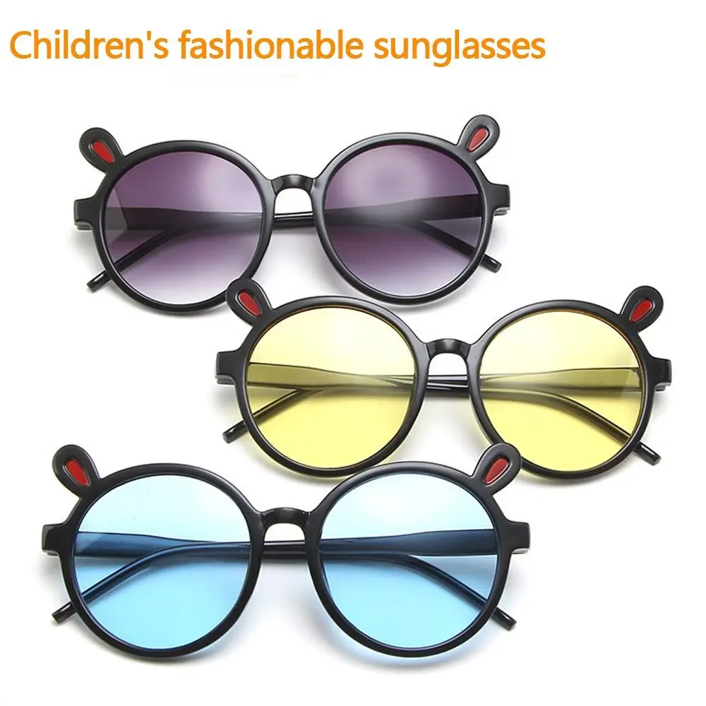 Cute Cartoon Sunglasses New Trend Photography Props Sunshade Eyewear Outdoor Rabbit Ear Shaped Sun Glasses Children