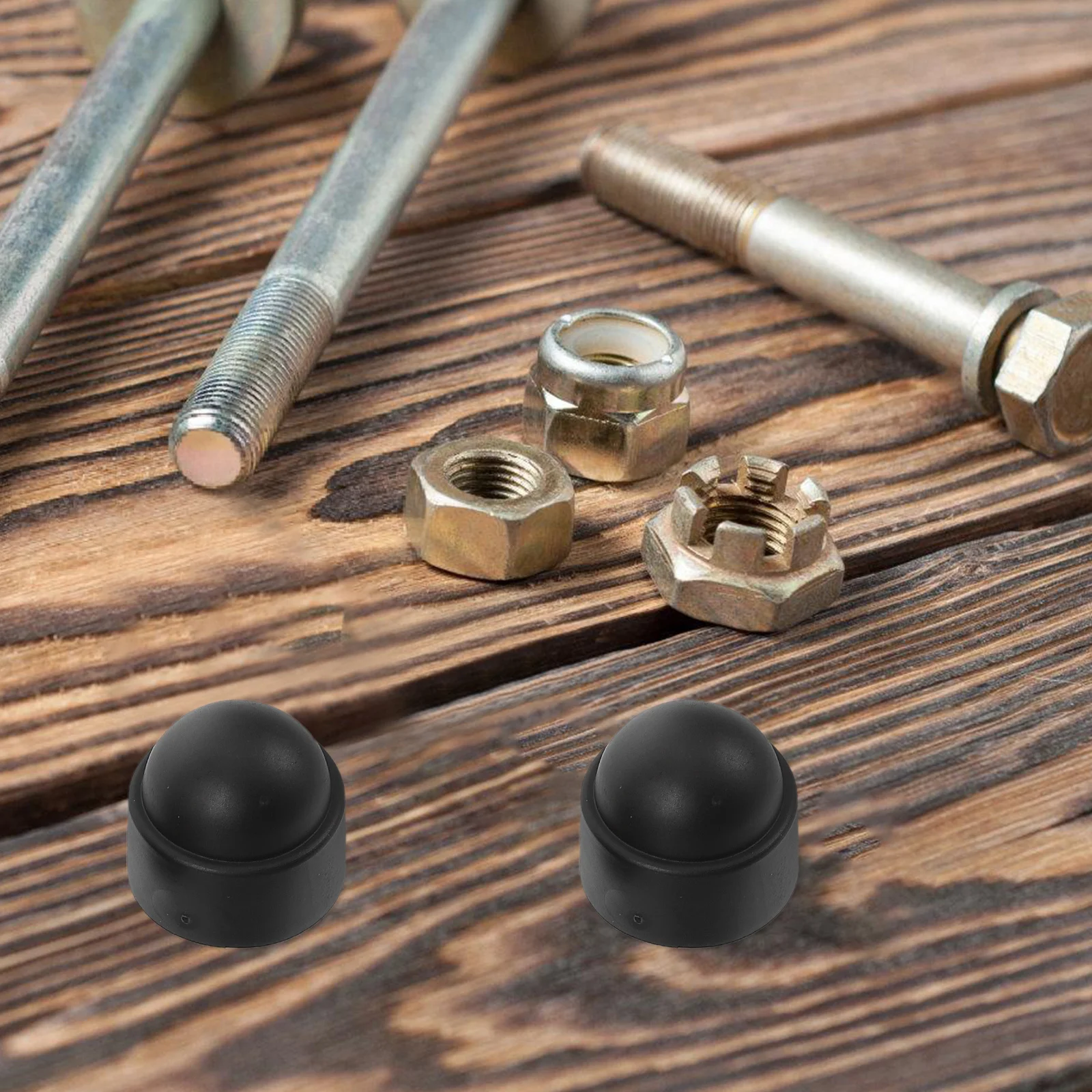 

145Pcs Hexagonal Nut Cap Set Black Durable Protective Screw Covers Dust Caps for Furniture Light Fixtures Automotive Equipment