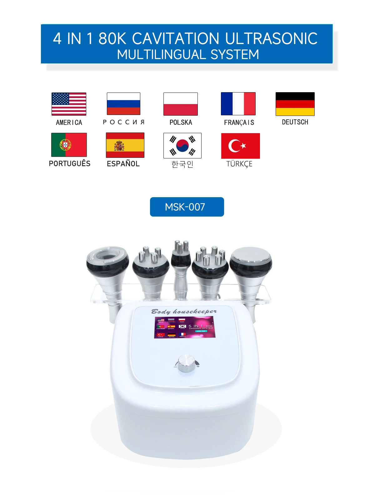 NEWGAGA 80K Lipo Cavitation Vacuum Ultrasonic 5 in 1 Slimming Weight Loss Face Skin Lifting Machine Massage Beauty Health Device