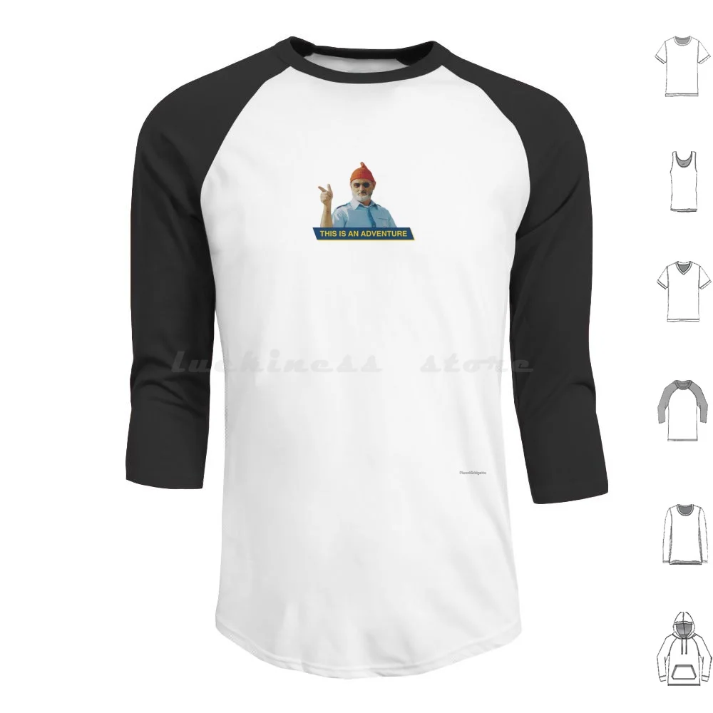 This Is An Adventure Life Aquatic Hoodie cotton Long Sleeve Life Aquatic With Steve Zissou Steve Zissou Life Aquatic Wes