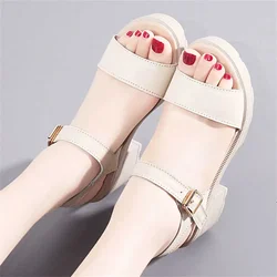 Opening Toe Slingback Sneakers Ladies Platform Black And Gold Shoes For Women High Heels Size 44 Sport Wholesale Cute