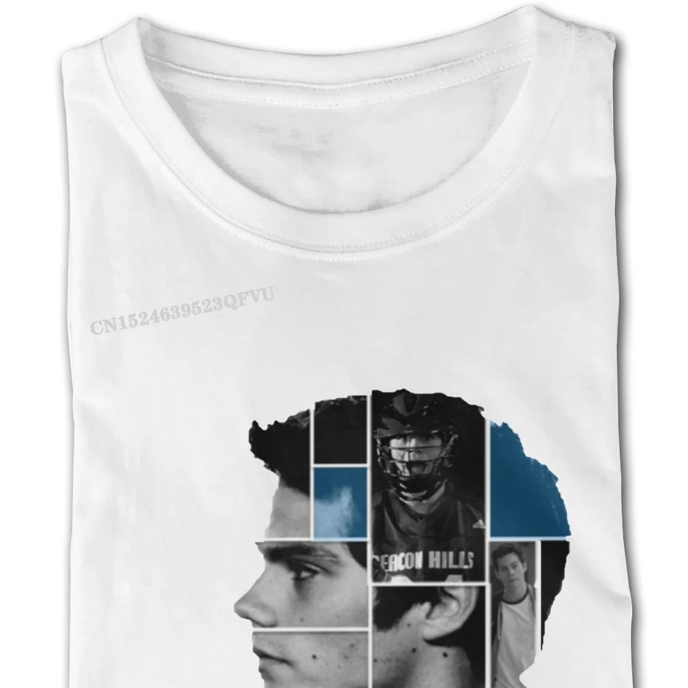 New Coming HipHop Print Pure Cotton Dylan O Brien Squares Teen Wolf Mens Tshirt Cute Gentlemen Tee Shirt