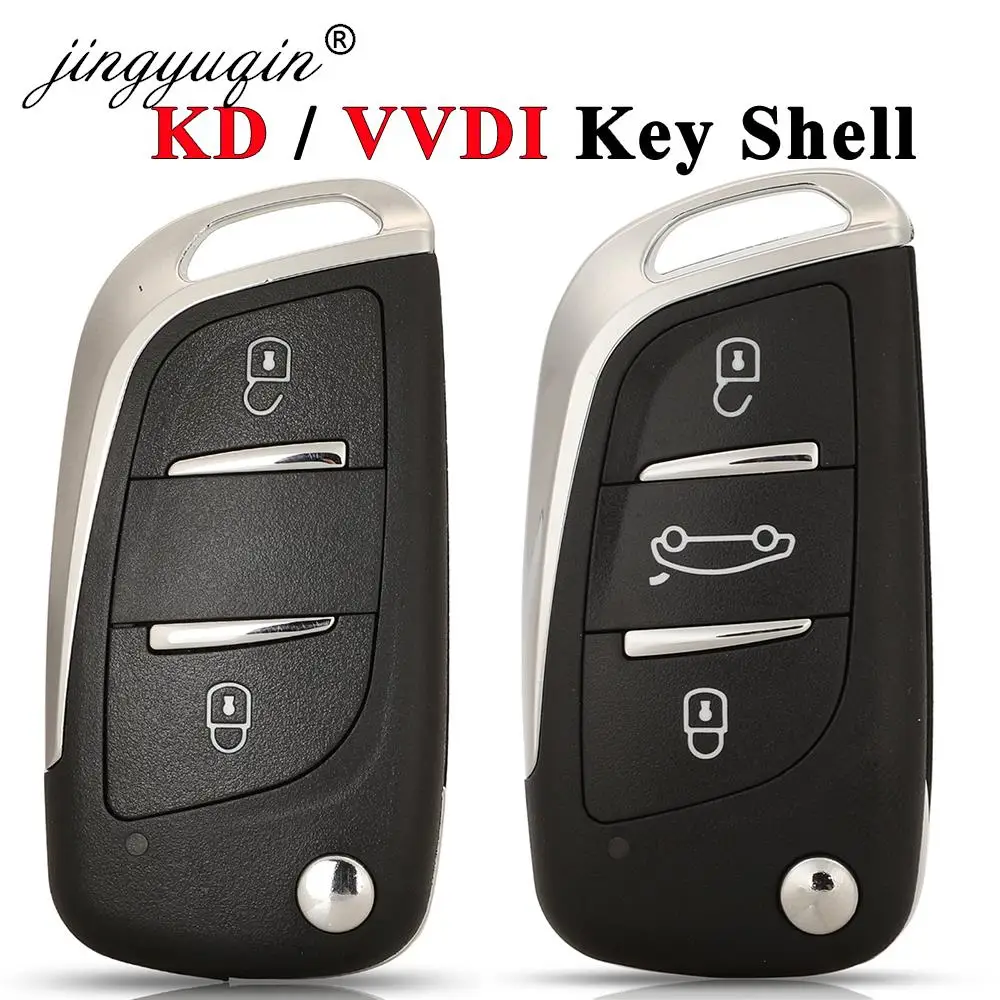Jingyuqin Flip KD Modifié Key Shell Case pour Keydiy B11 B11-2 NB11 NB11-2 Xhorse XNDS00EN XKDS00EN XEDS01EN Boîtier AfricBody