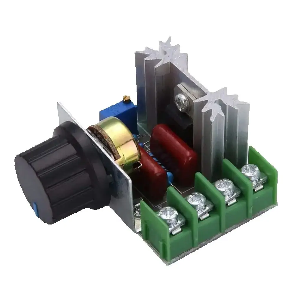 

AC -220V- 2000W SCR Voltage Regulator Dimming Dimmers Motor Speed Controller Thermostat Electronic Voltage Regulator Module